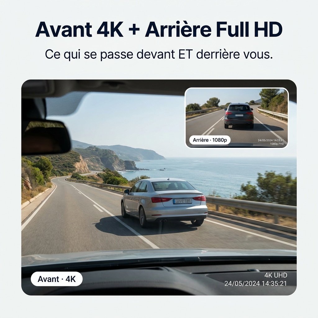 Ce qui se passe devant ET derrière vous