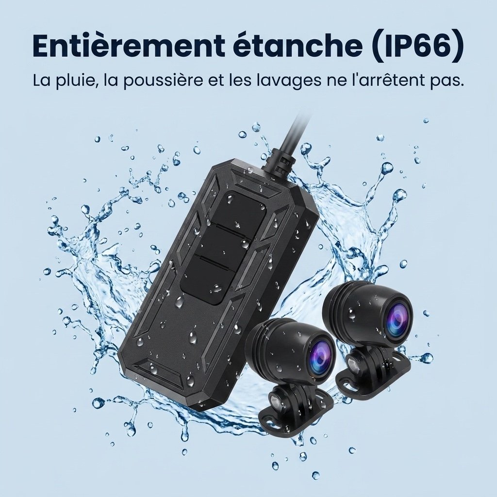 Pensée pour affronter la pluie et la route