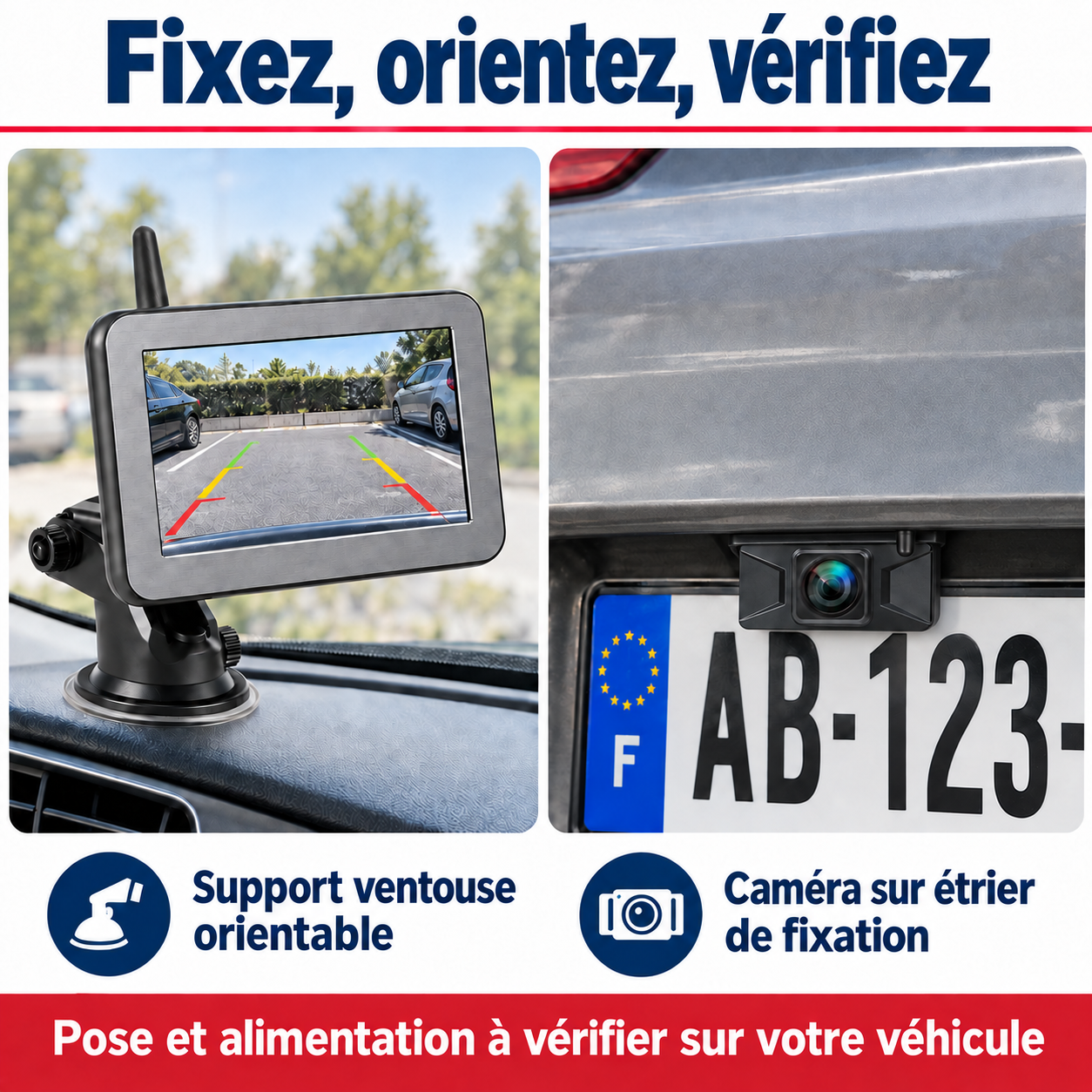Orientez votre vue arrière