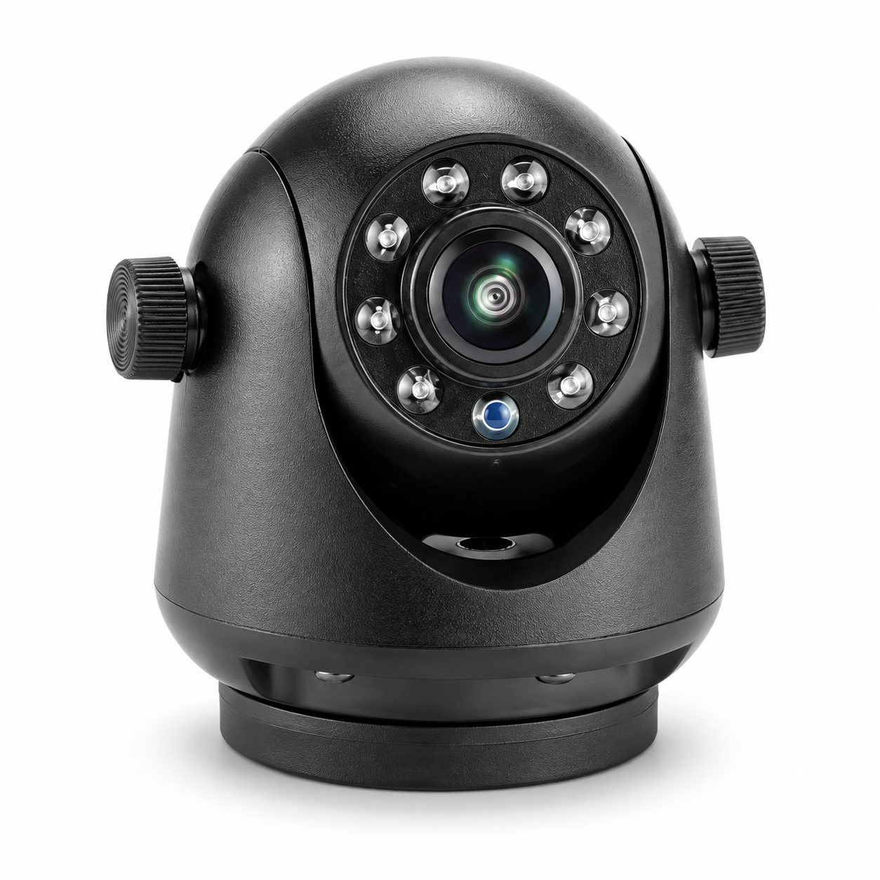Caméra d’attelage noire rechargeable avec base magnétique