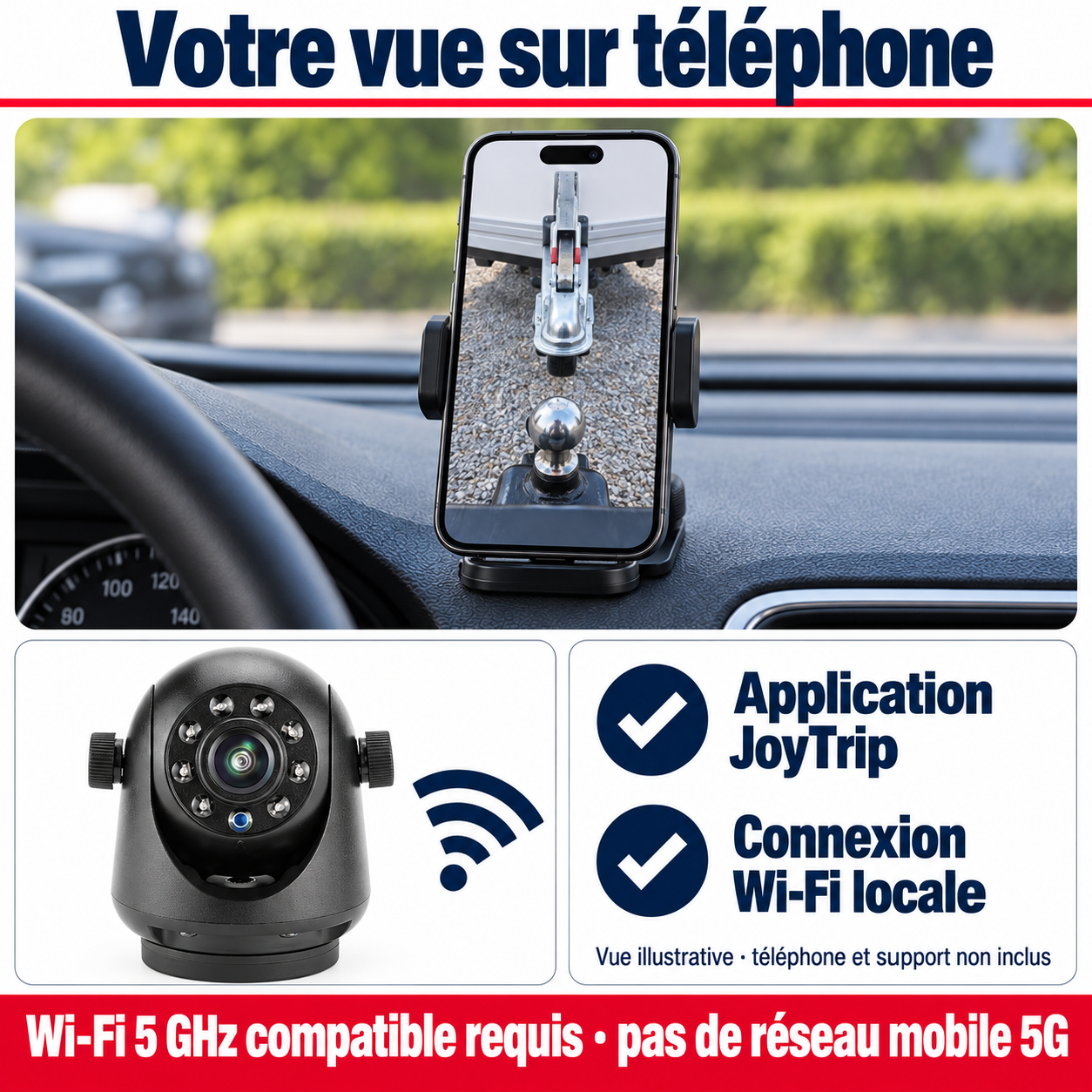 Une vue rapprochée sur votre téléphone