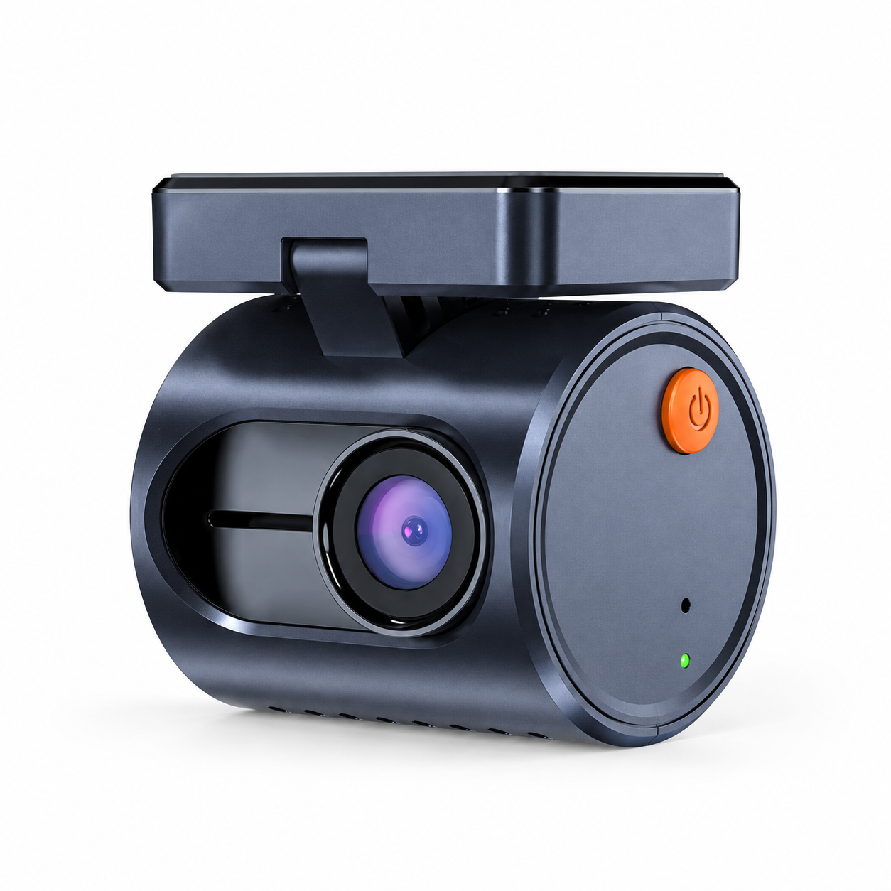 Dashcam compacte 2K sur fond blanc