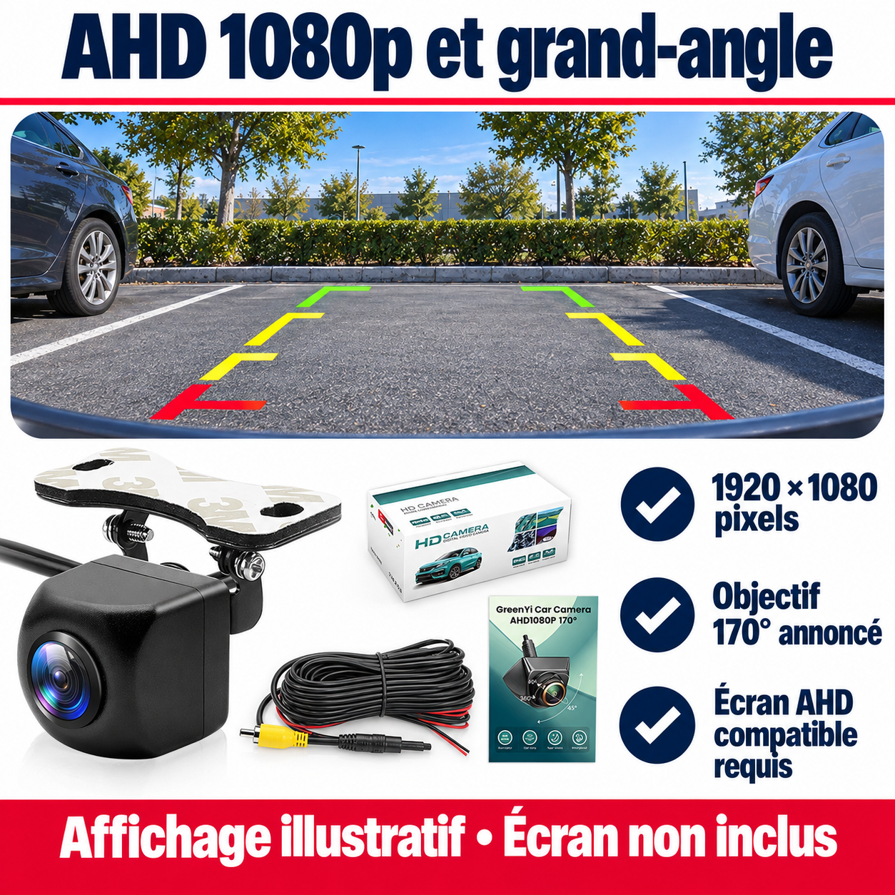 Une vue arrière en AHD 1080p