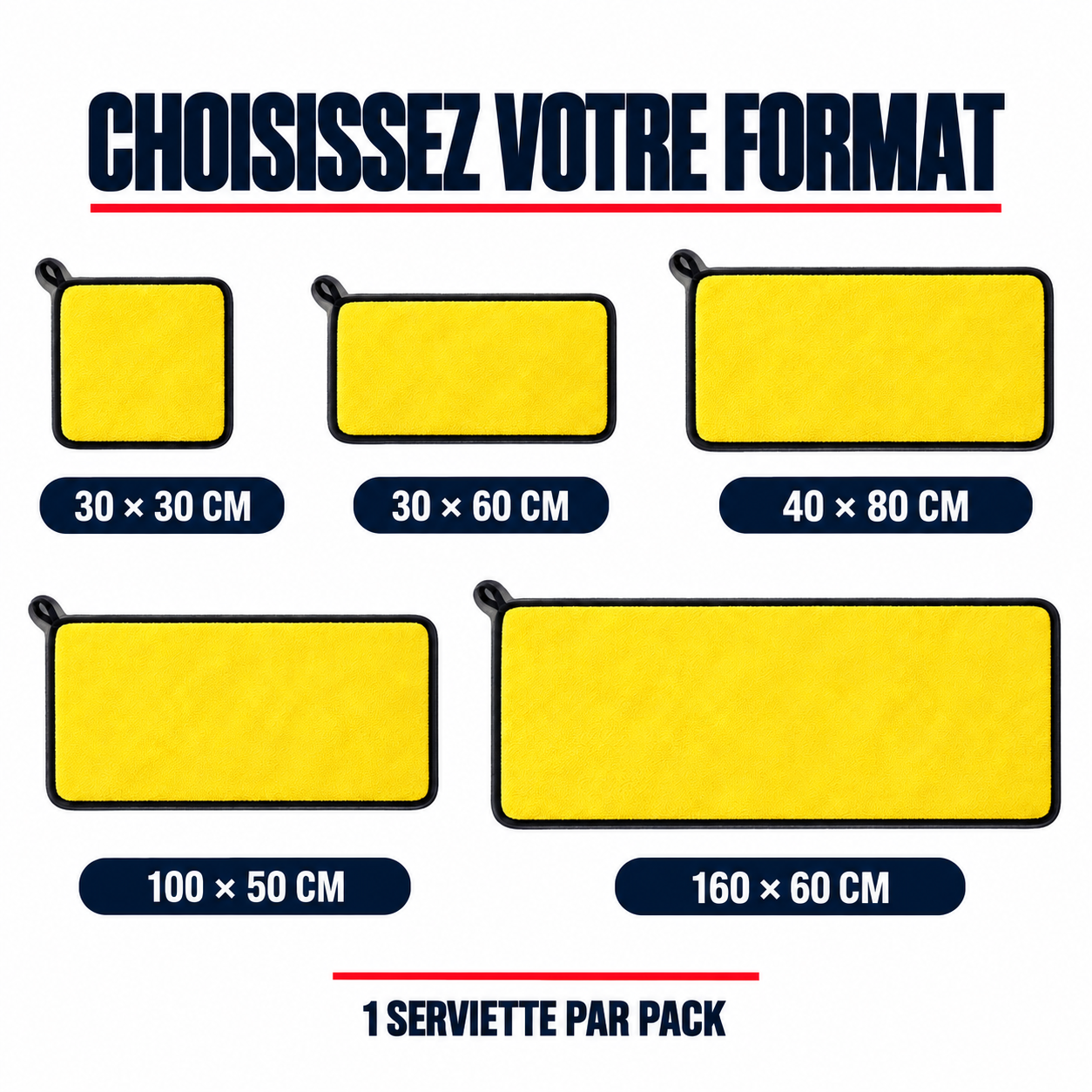 Choisissez la taille adaptée